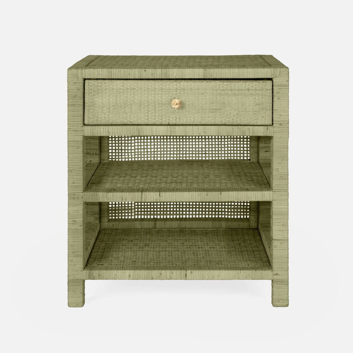 Made Goods Sage Peeled Rattan Isla Nightstand Nightstands FURISLANG24SG
