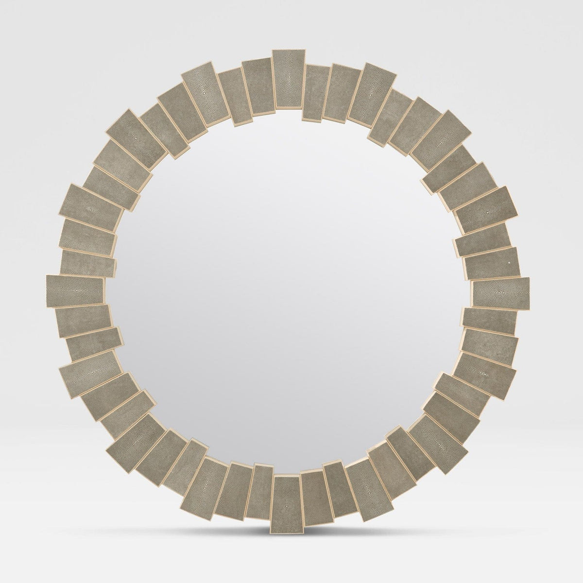 Made Goods Sand Realistic Faux Shagreen Claude Mirror Mirrors MIRCLAUDE0044FSSD