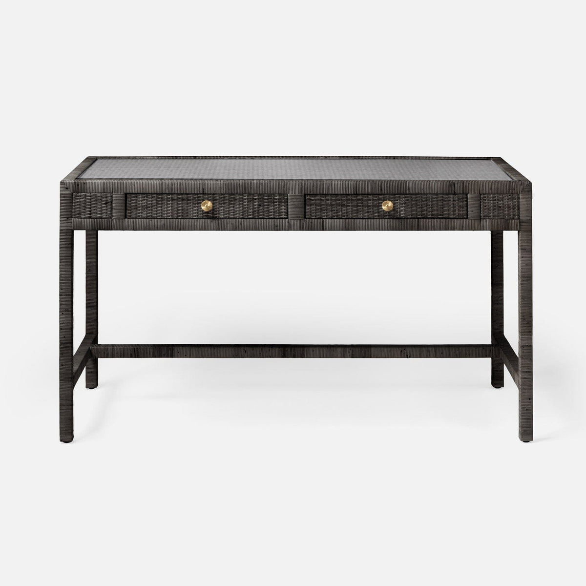 Made Goods Smoke Peeled Rattan Isla Desk Desks FURISLADK5424SMK