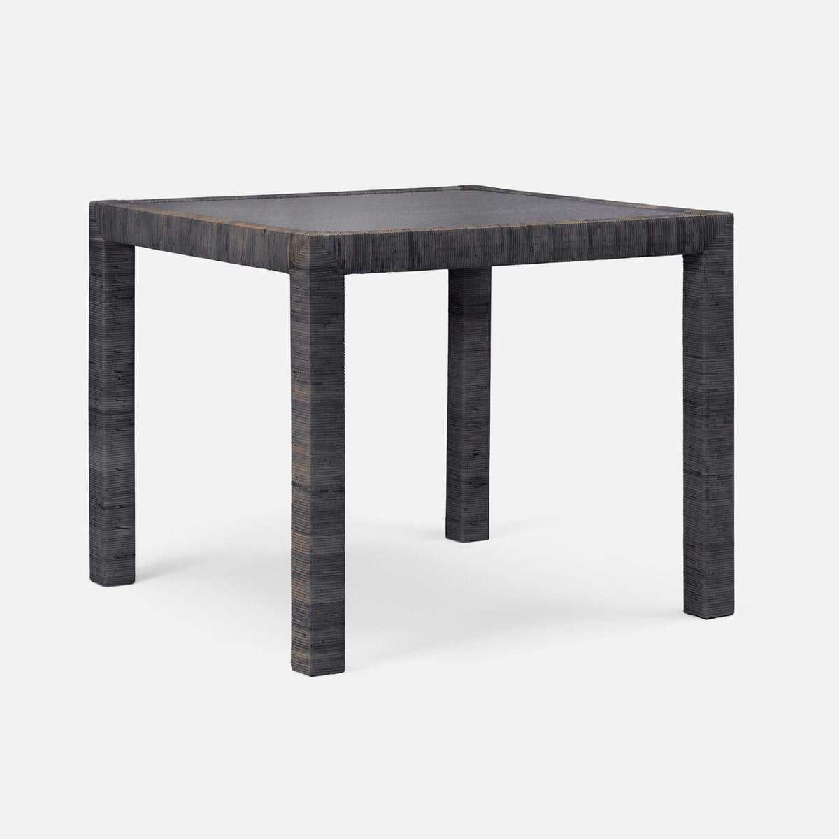 Made Goods Smoke Peeled Rattan Isla Game Table Game Table FURISLAGTBSMK