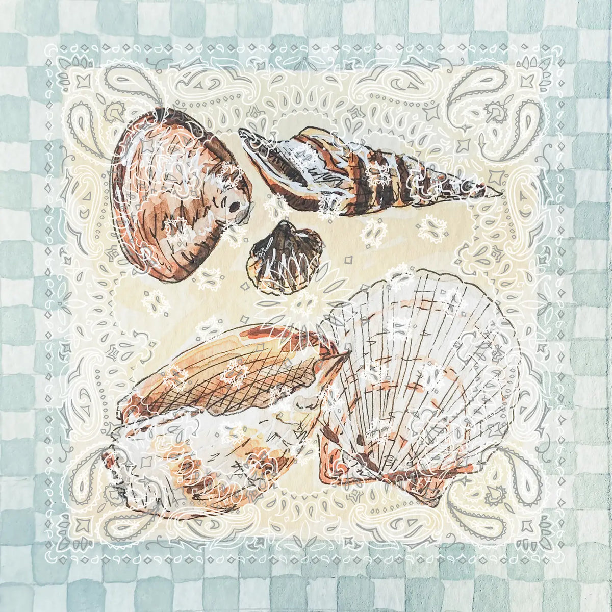Makenzie Kurz Art Coastal Cowgirl Bandana Bandana CCPOLY