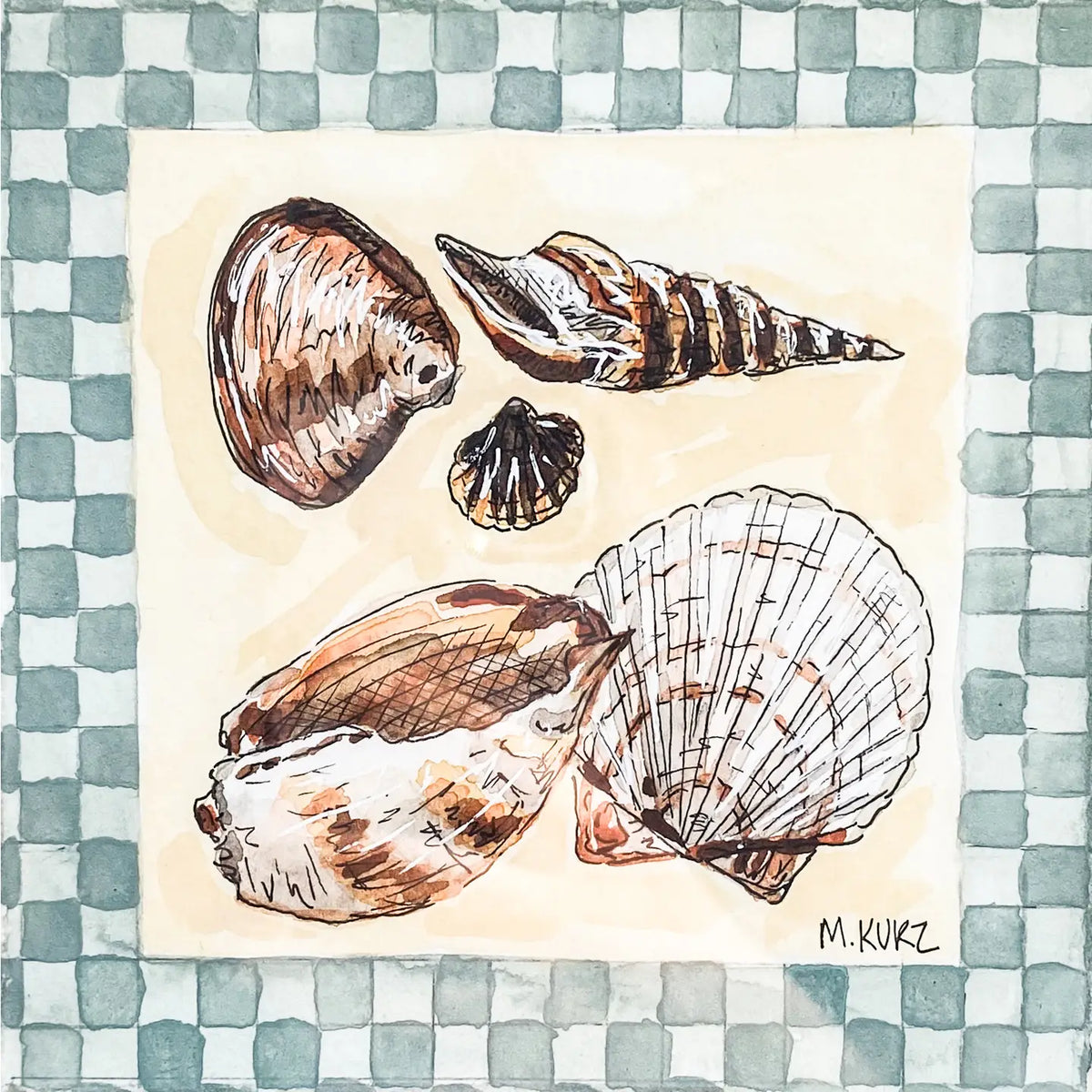 Makenzie Kurz Art Shells #1 Print Artwork SHELLS1PRINT