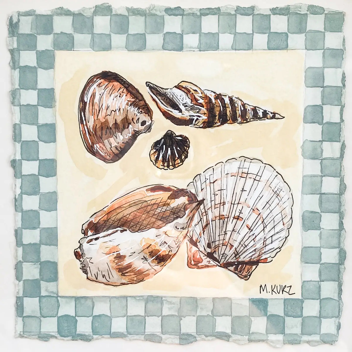 Makenzie Kurz Art Shells #1 Print Artwork SHELLS1PRINT
