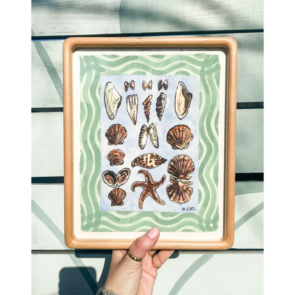 Makenzie Kurz Art Wavy Shell Collection Print Artwork WAVEYSHELLCOLLECTION