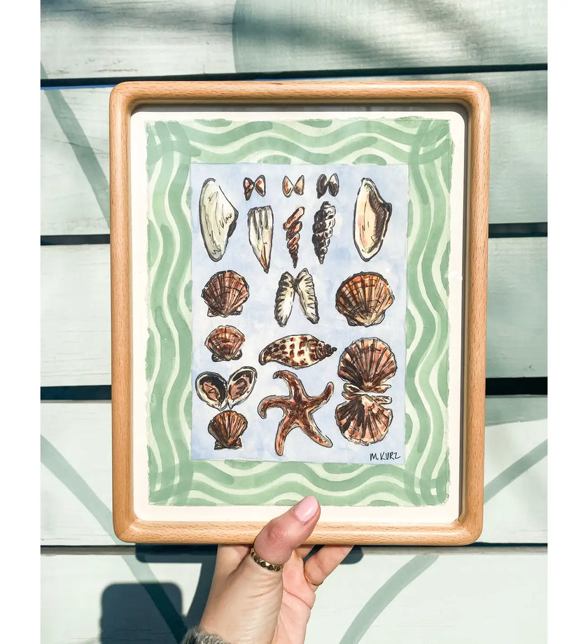 Wavy Shell Collection Print - secondary