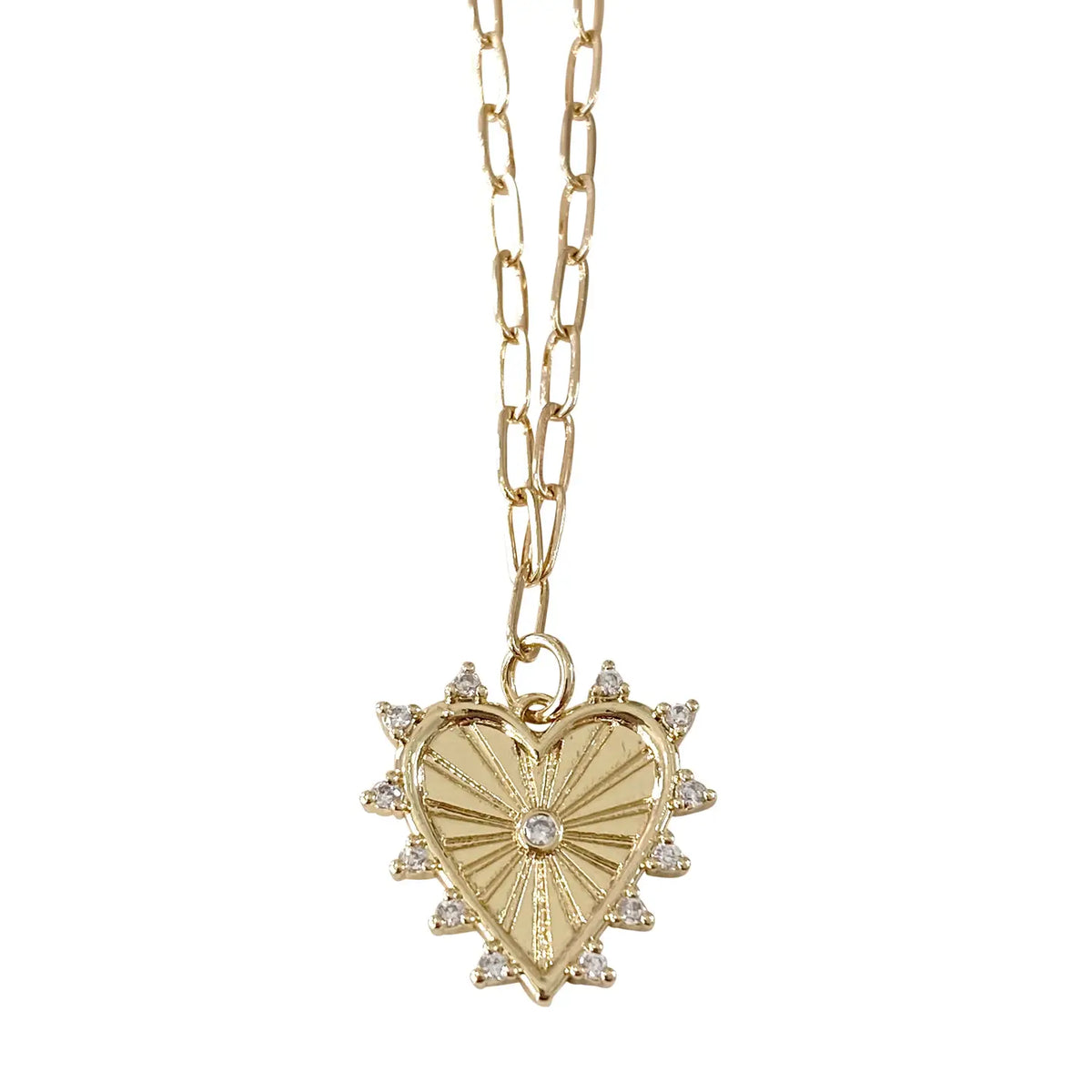 Megan Molten Cara Heart Necklace Necklaces CaraHeartNecklace
