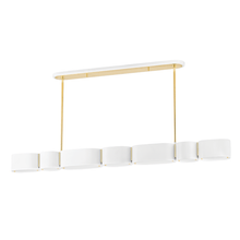 Megan Molten Opal Linear Chandelier