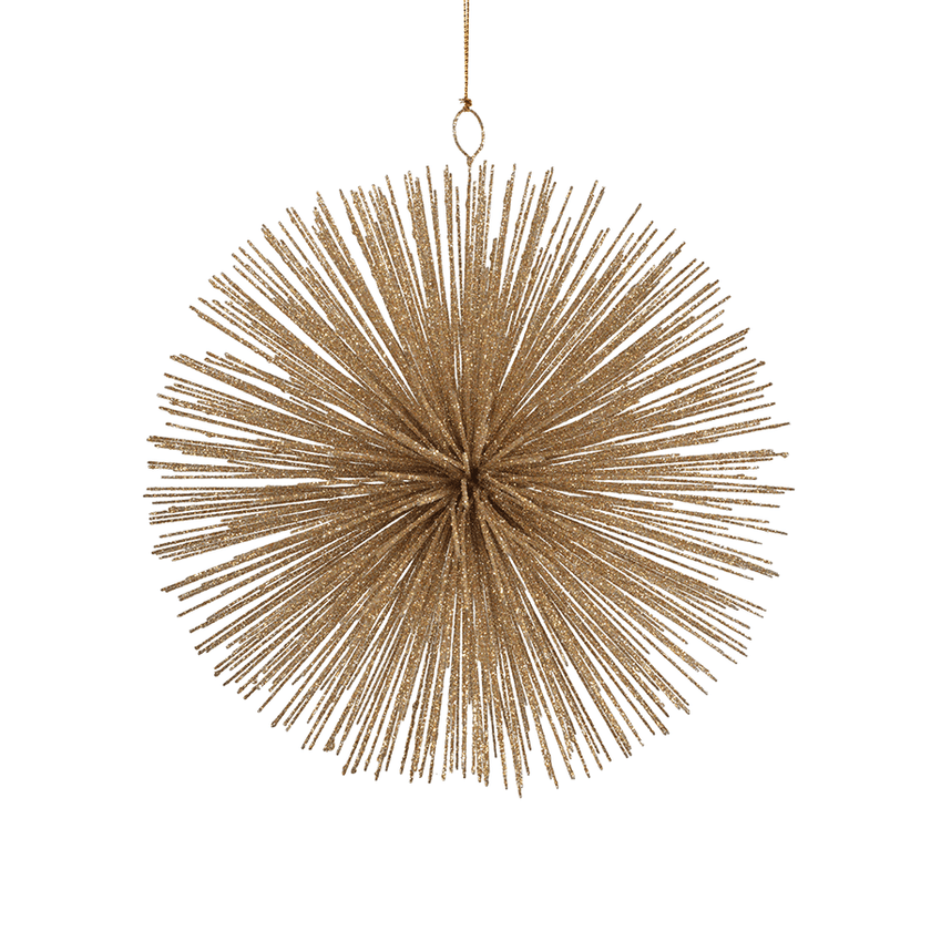Gold Star Burst Ornament