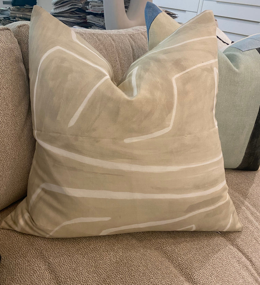 Graffito Ivory Pillow - secondary