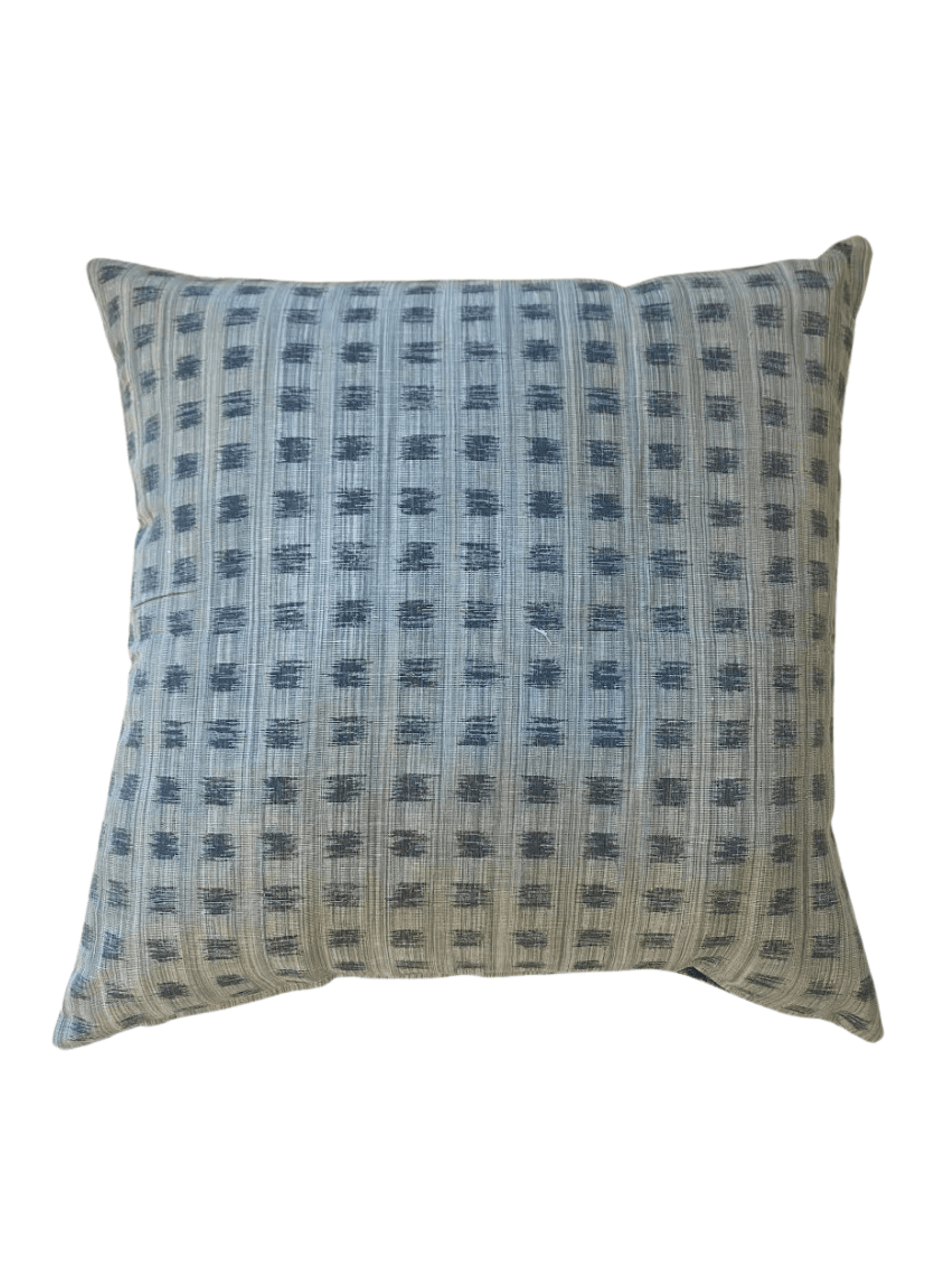 Gridded Ikat Pillow in Green Megan Molten