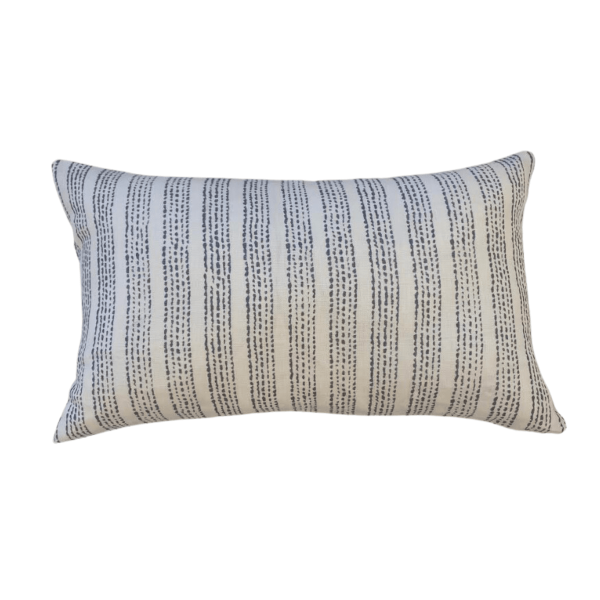 Megan Molten Shop Isabelle Grey Stipe Pillow Throw Pillows