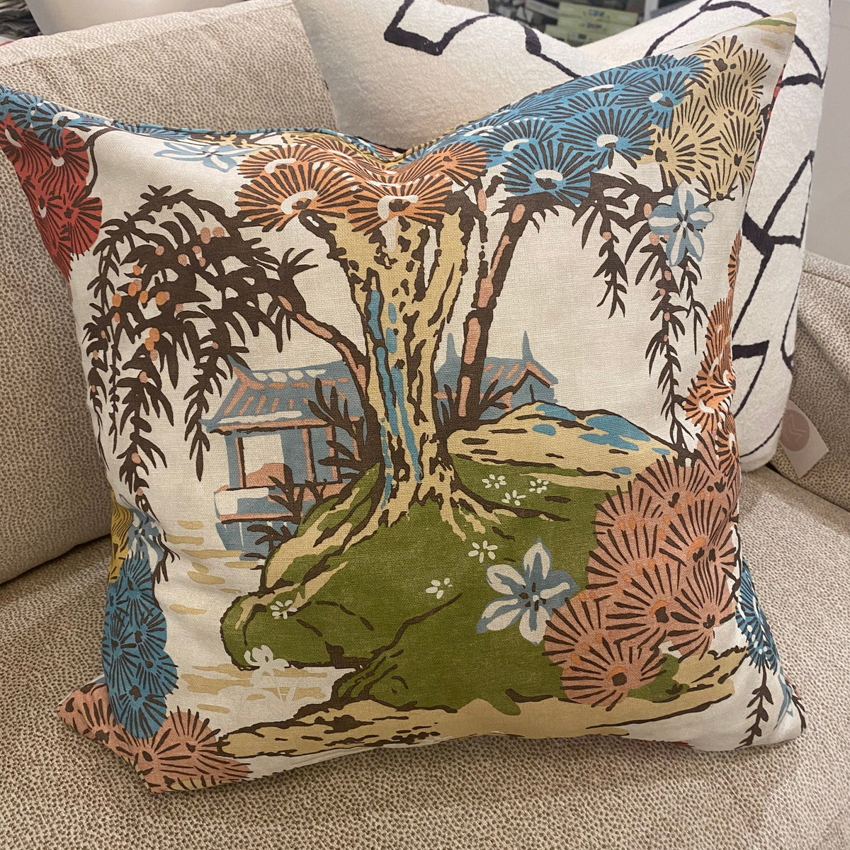 Megan Molten Shop Sea of Trees Pillow Throw Pillows SeaOfTrees