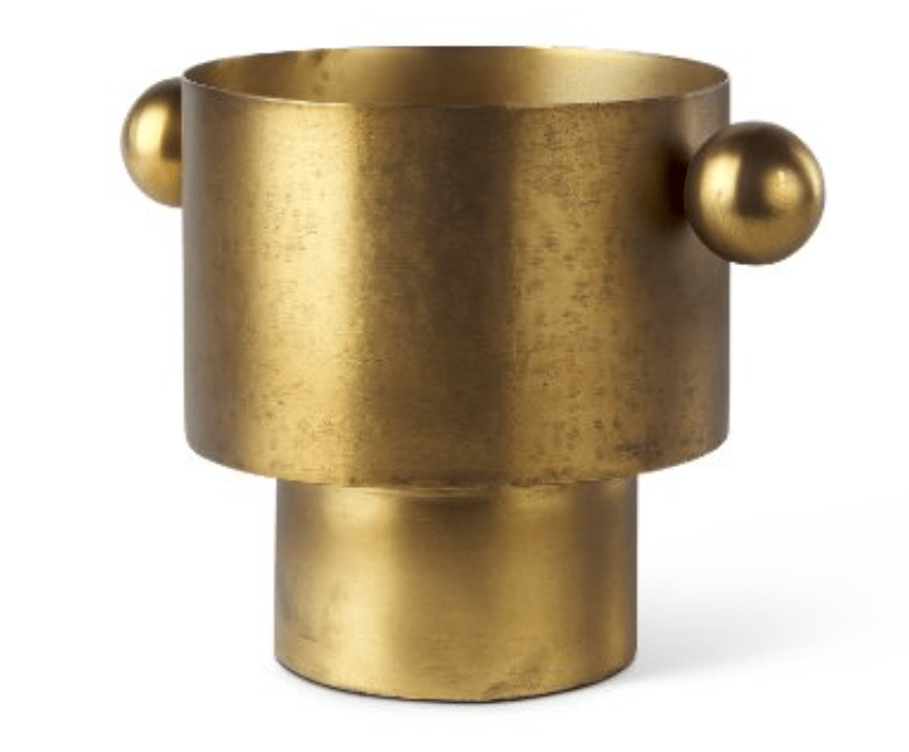 Mercana Gold Iron Vase