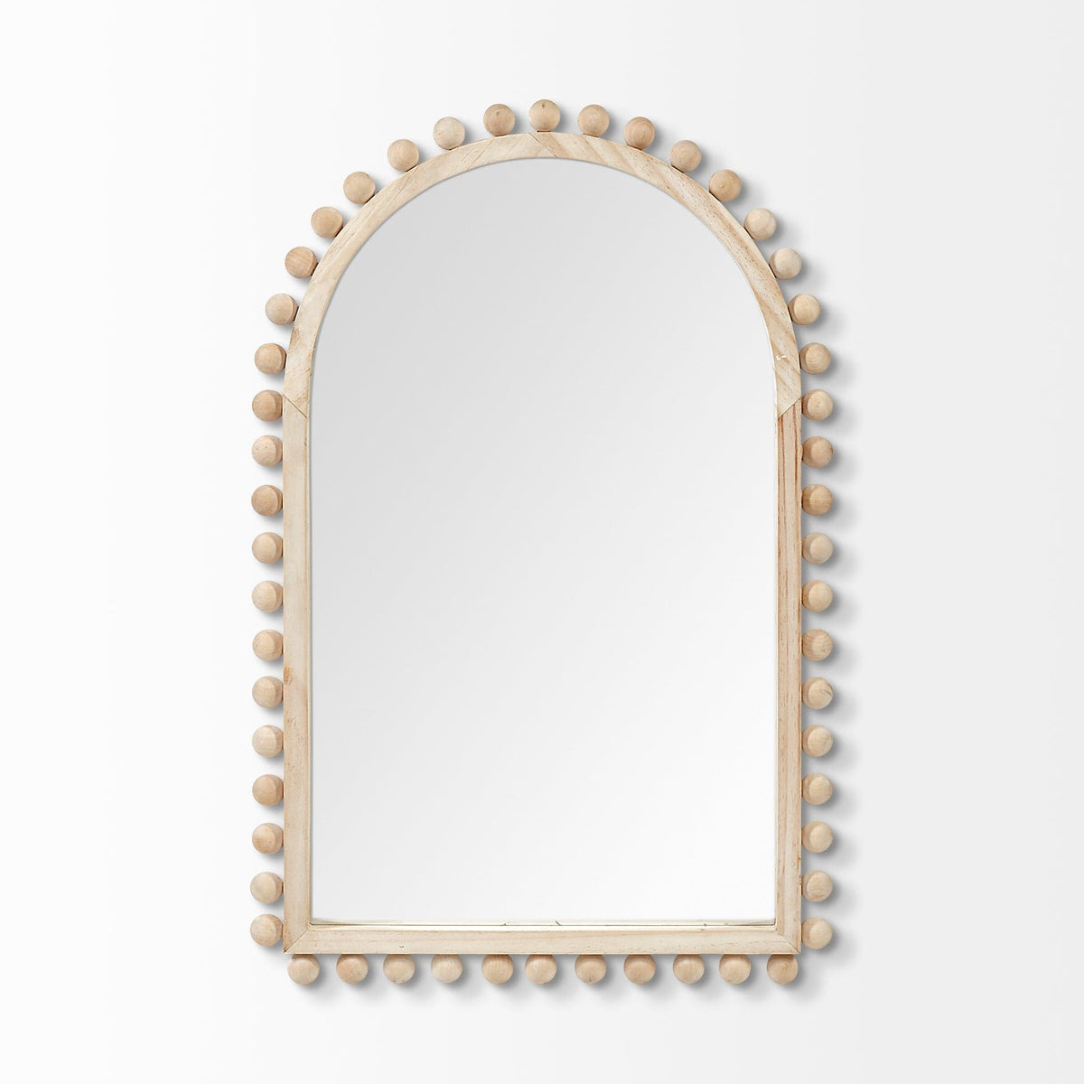 mercana Wood Bead Mirror Mirrors 68523