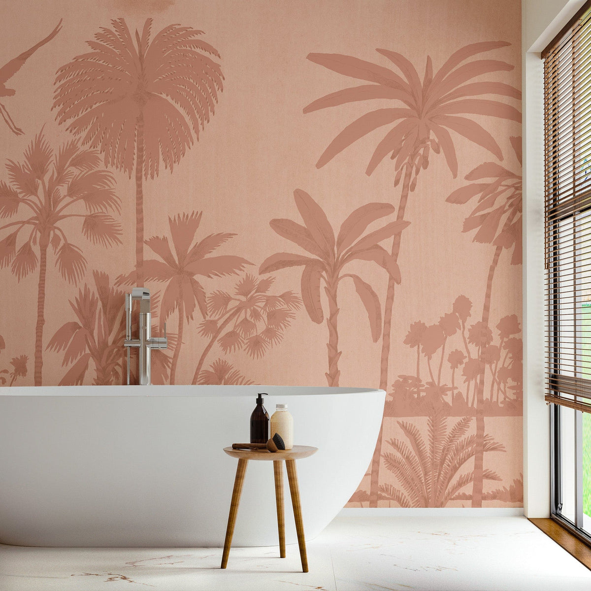 Mitchell Black Charleston Marsh Mural-Golden Umber Wallpaper