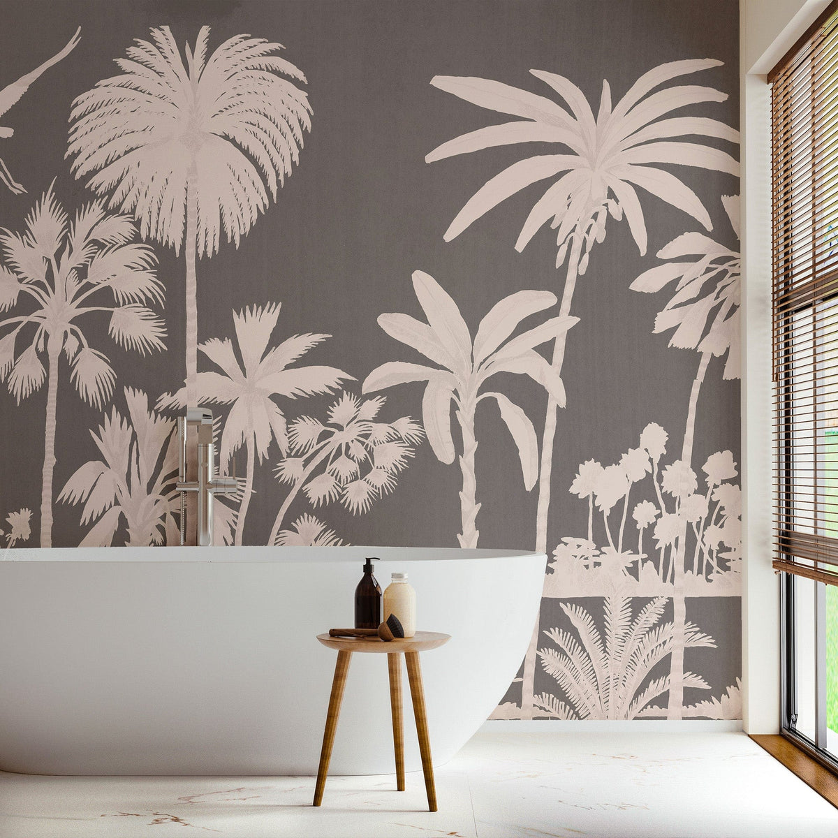 Mitchell Black Charleston Marsh Mural-Moonlit Glow Wallpaper