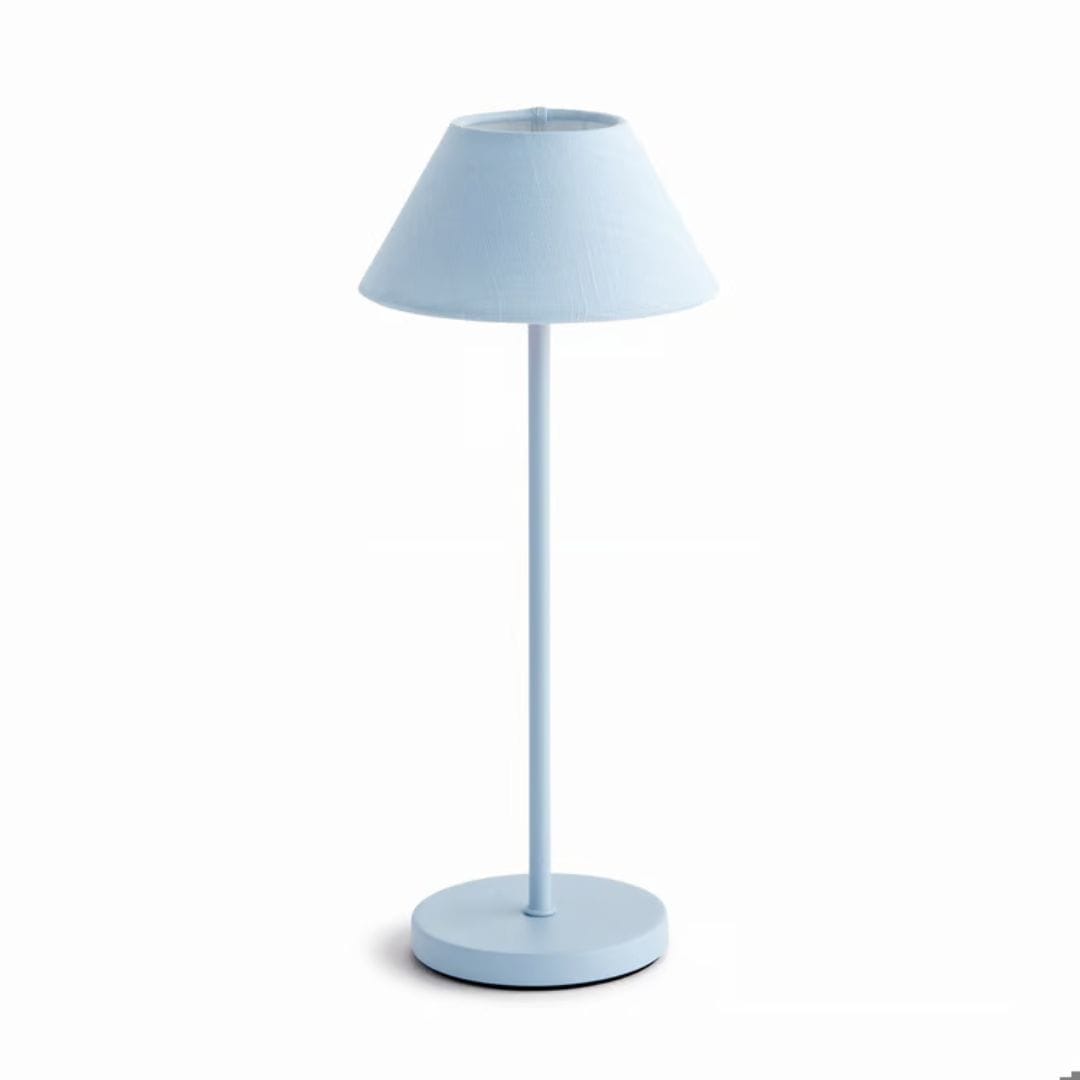 Napa Home Alluna Cordless LED Lamp - Light Blue Table Lamps N6PL01BLL