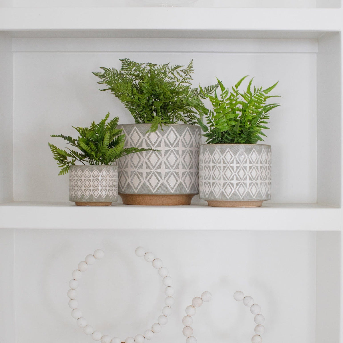 faux hanging fern plant Faux Boston Fern Drop In – Megan Molten