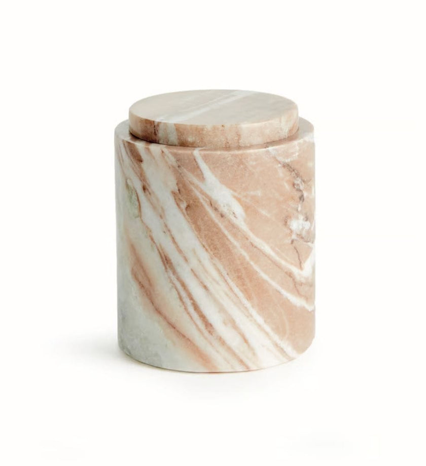 Jaqueline Marble Round Lidded Box