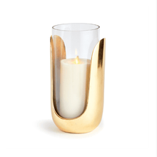 Napa Home Large Aida Gold Hurricane Candle Holders N3TT07GD