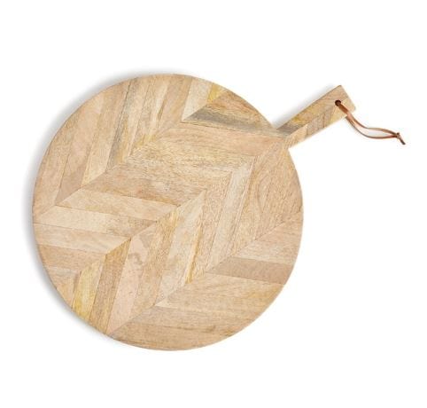 Napa Home Marquetry Round Serving Board Kitchen & Dining