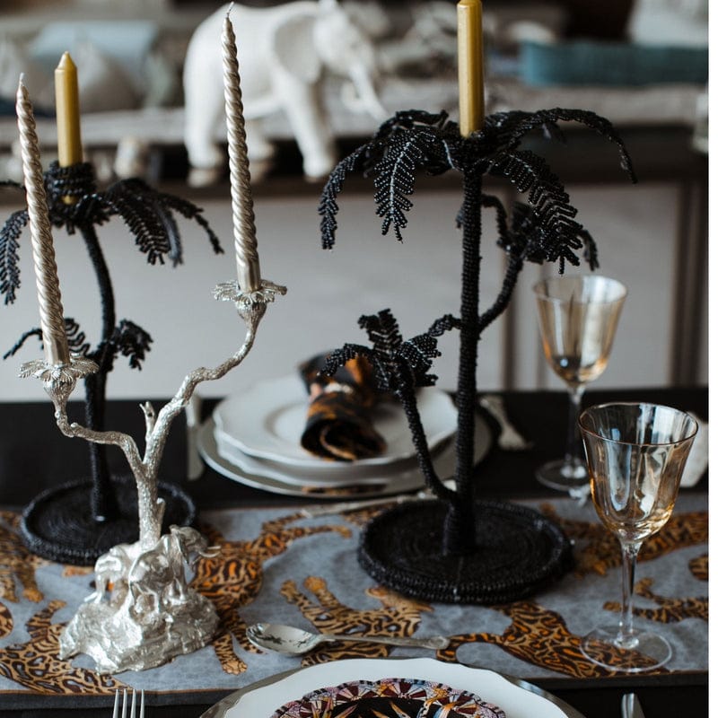 Ngala Desert Palm Tree Candlestick Candle Holders