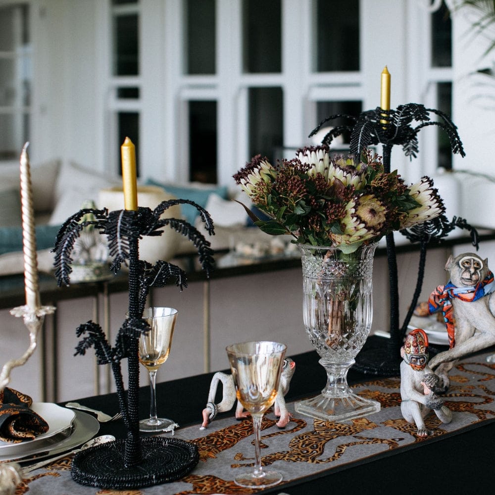 Ngala Desert Palm Tree Candlestick Candle Holders