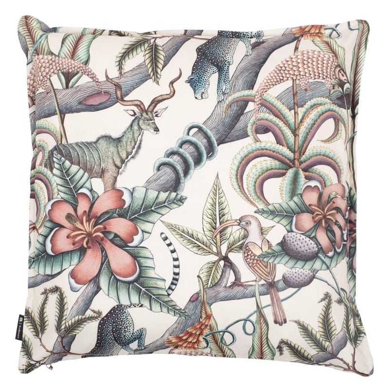 Ngala Pangolin Park Pillow - Chalk Pillows NGARDSOLCUSHPPC5020