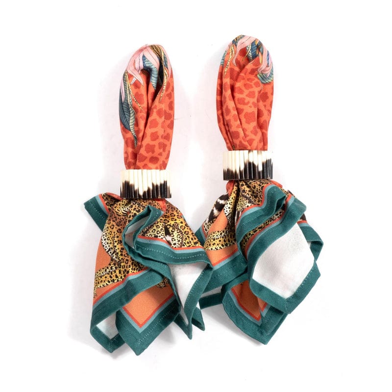 Ngala Porcupine Quill Napkin Ring Decor NGQUILLNAPRINGSET6