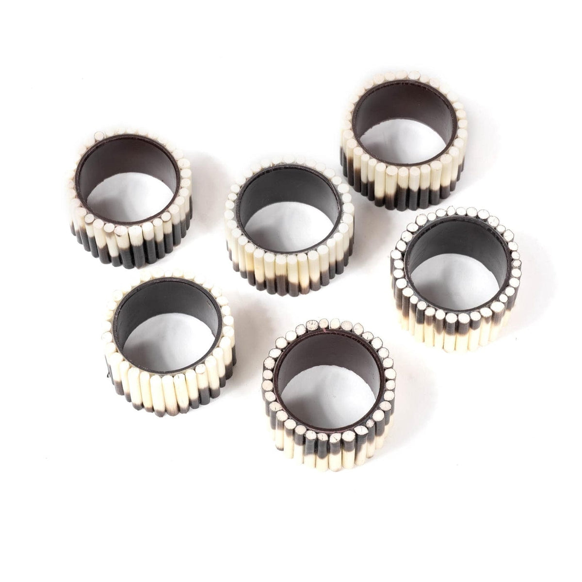 Ngala Porcupine Quill Napkin Ring Decor NGQUILLNAPRINGSET6