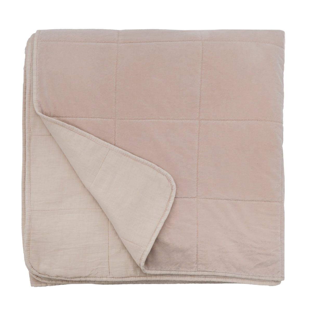 PomPom Blush / Twin Coverlet Amsterdam Collection Linens & Bedding