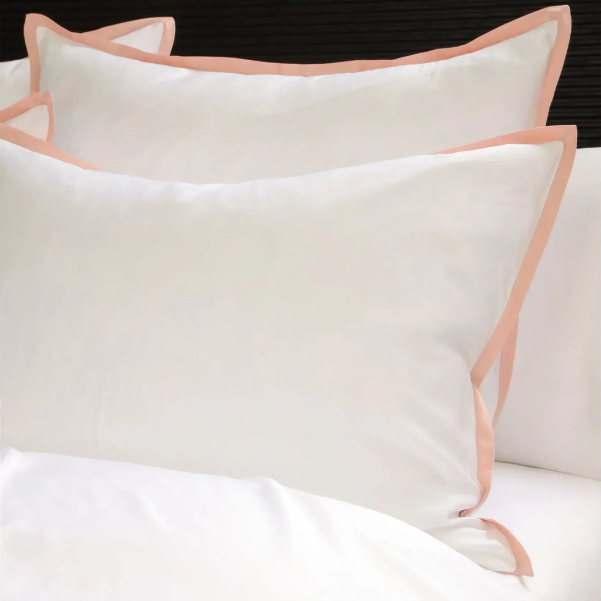 PomPom Langston Bamboo Sateen Duvet Set - Pink Duvets