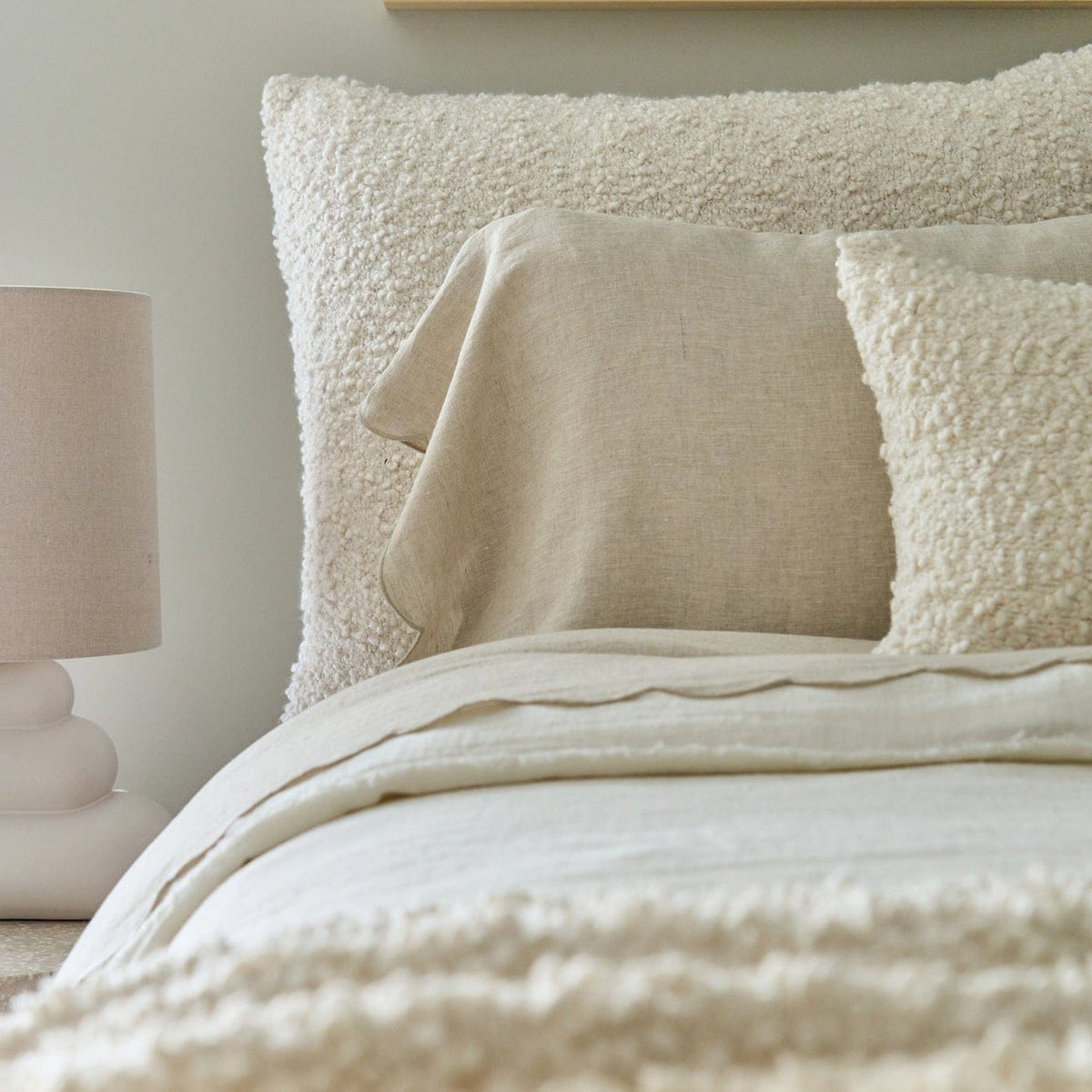 PomPom Murphy Big Pillow Linens & Bedding JC1200IV20MURHPYBP