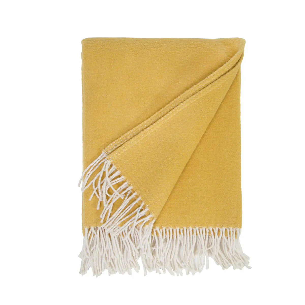 PomPom Mustard Billie Throw Throw Blanket NP-2000-MD-57