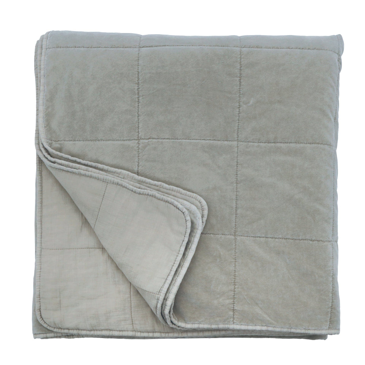 PomPom Shore Blue / Twin Coverlet Amsterdam Collection Linens & Bedding