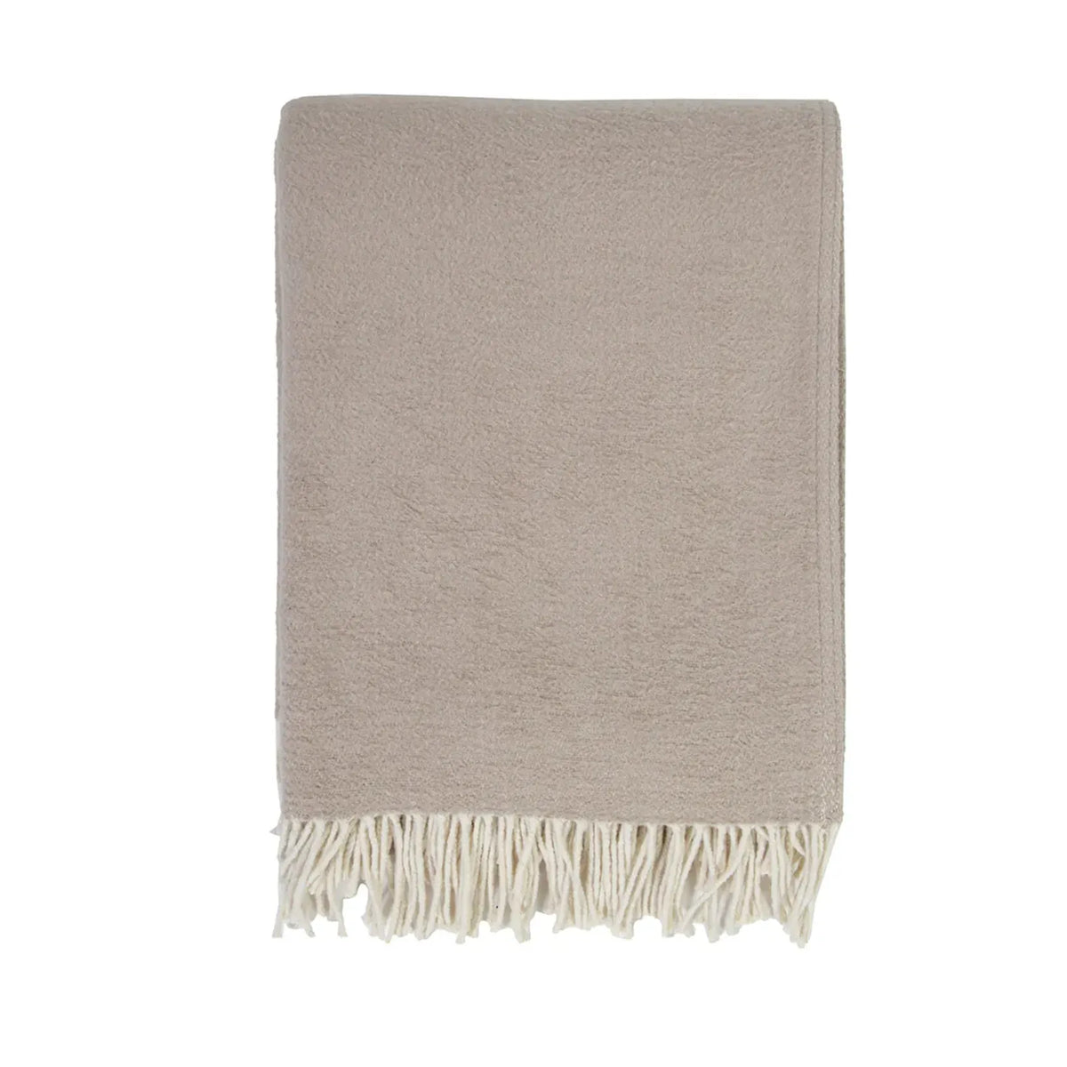 PomPom Taupe Billie Throw Throw Blanket NP-2000-T-57