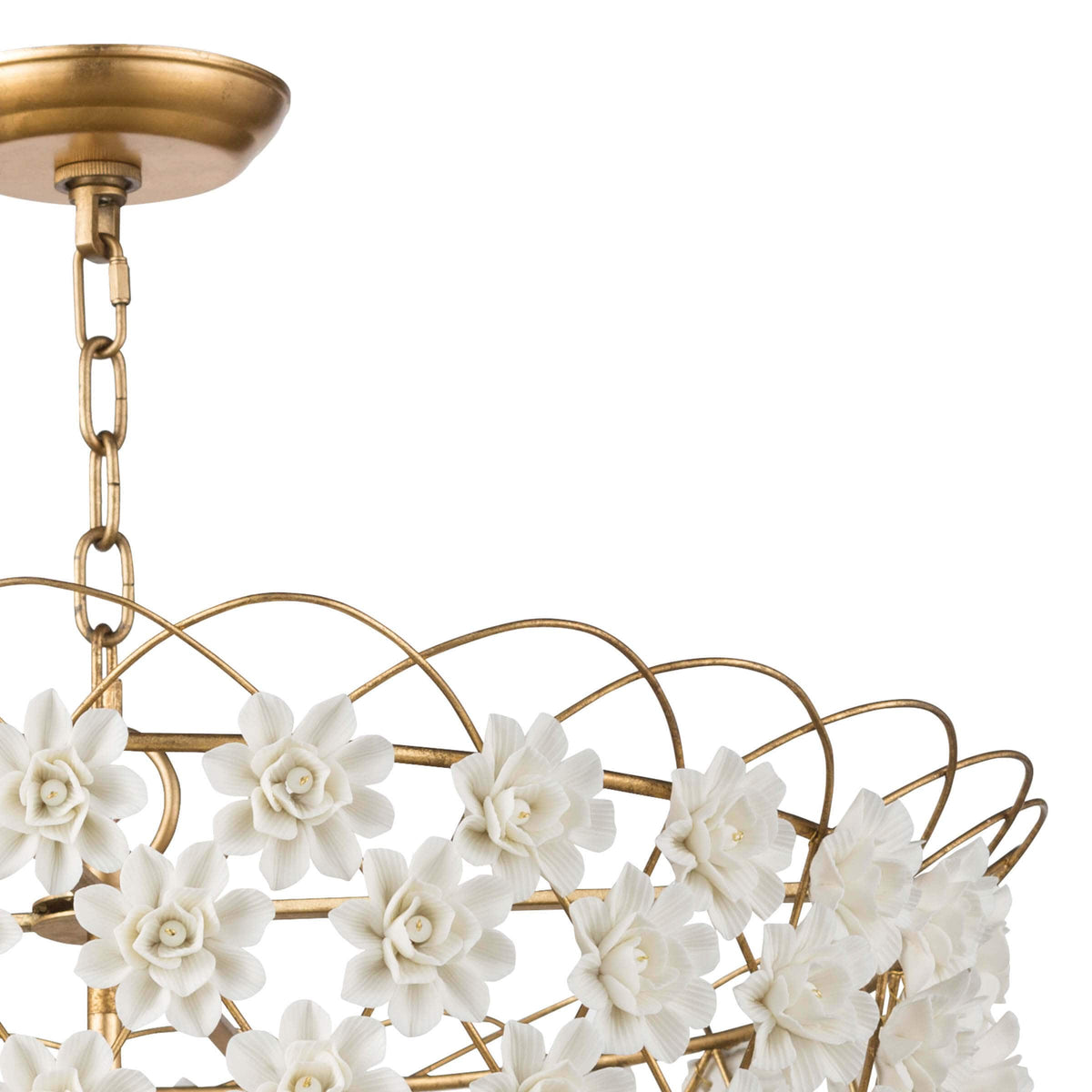 Regina Andrew Alice Porcelain Flower Chandelier Chandeliers 16-1130