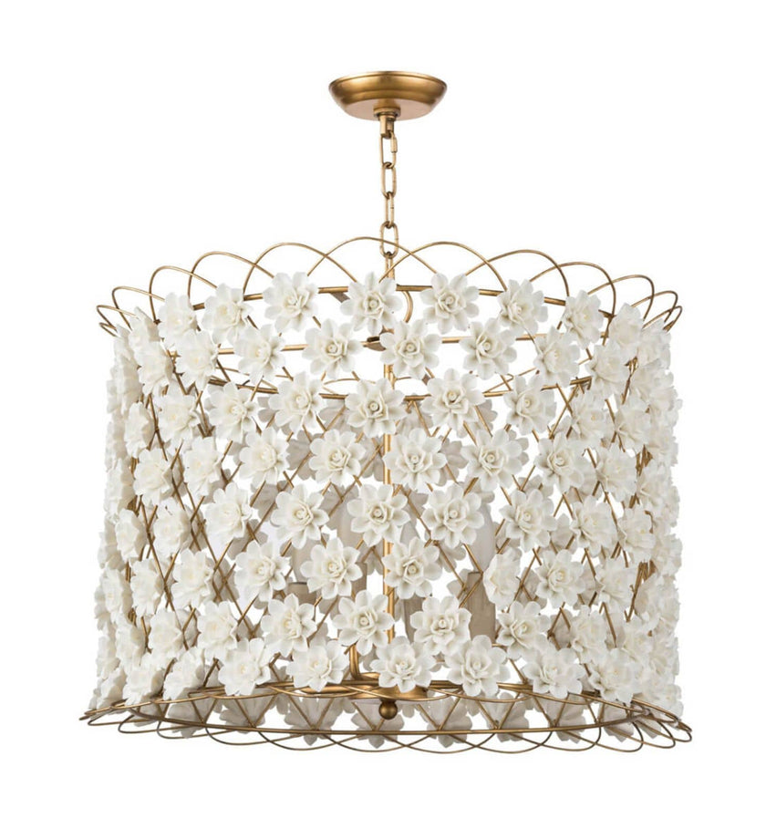 Regina Andrew Alice Porcelain Flower Chandelier