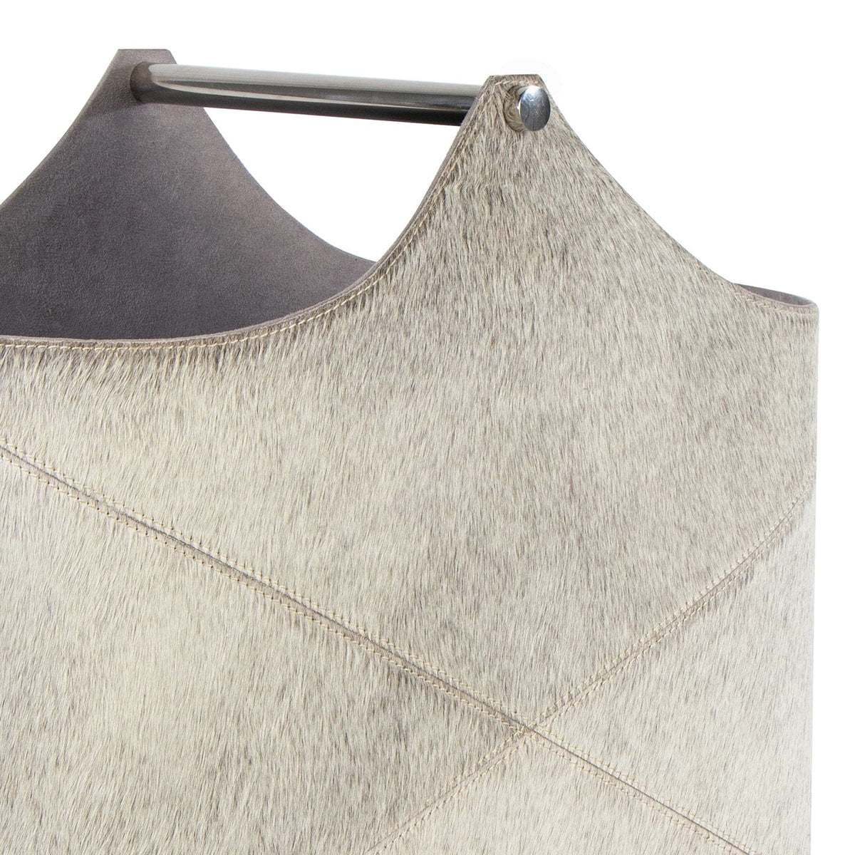 Regina Andrew Andres Hair on Hide Basket Baskets 20-1464GRY