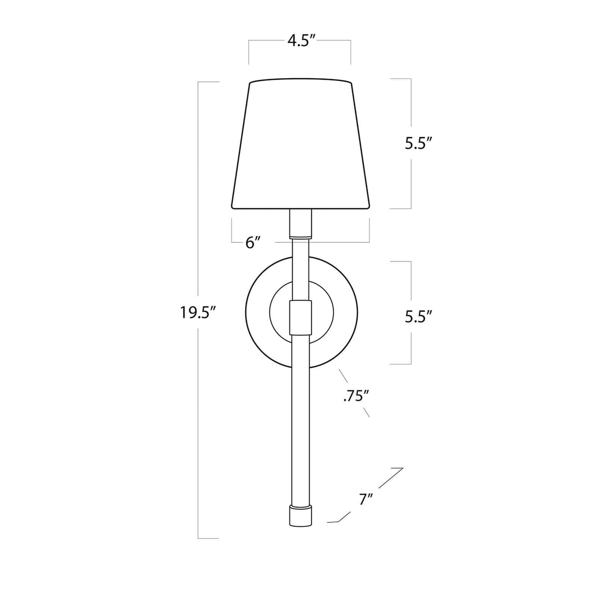 Regina Andrew Auburn Crystal Sconce Lighting 15-1168