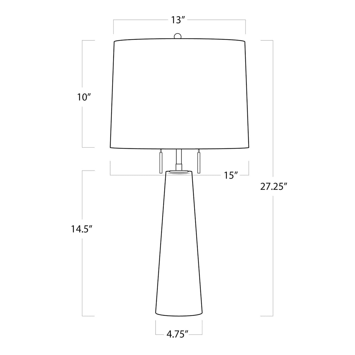 Regina Andrew Austen Alabaster Table Lamp Table Lamps 13-1516