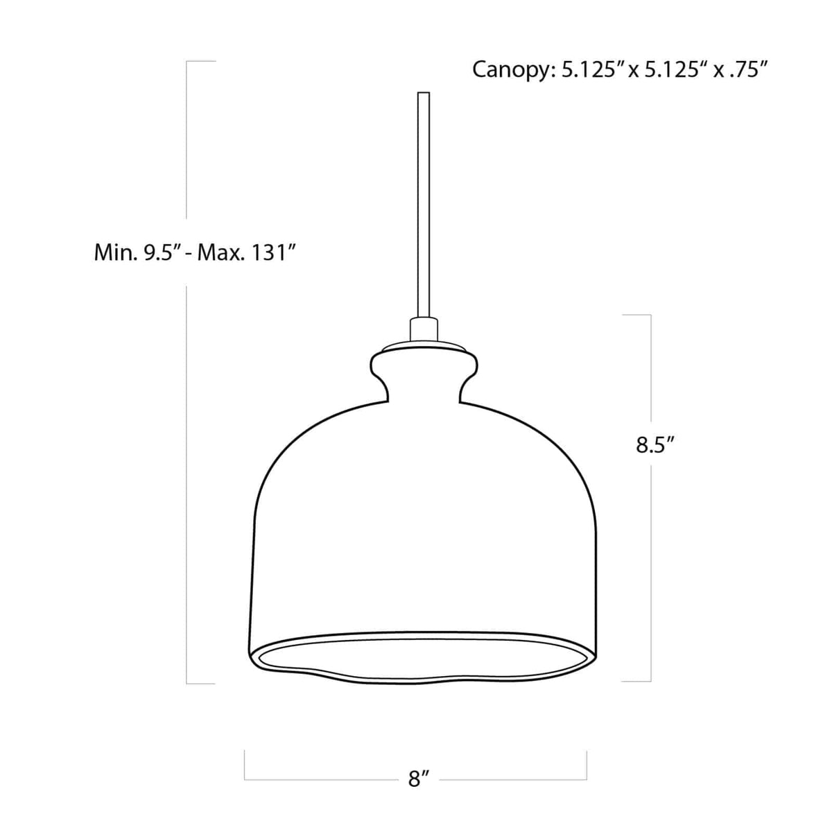 Regina Andrew Bianca Pendant Lighting 16-1103