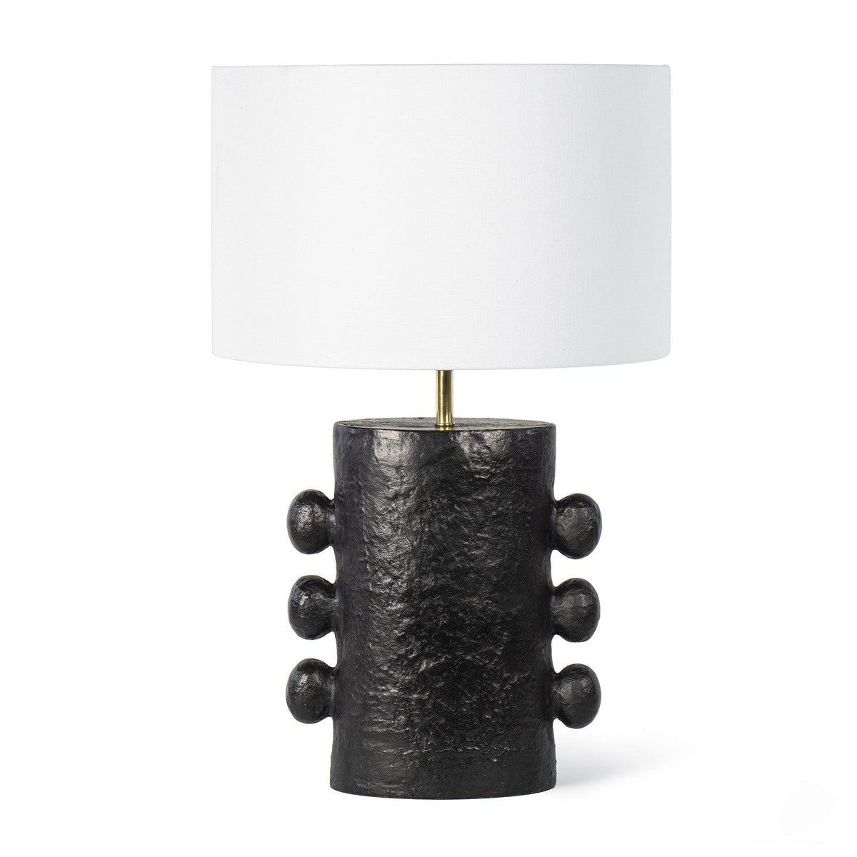 Regina Andrew Black Maya Metal Table Lamp Lighting 13-1537BLK