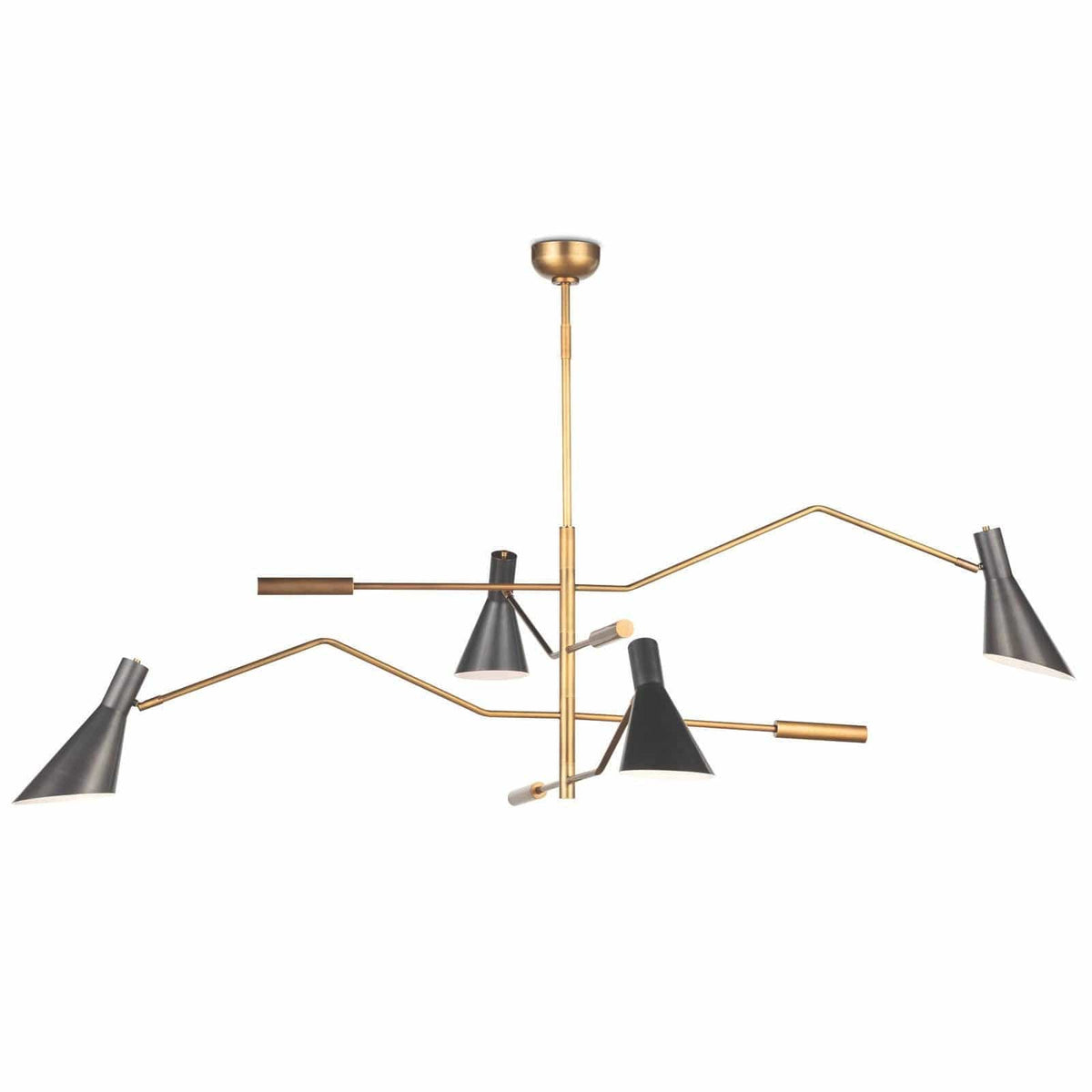 Regina Andrew Black Spyder Chandelier Lighting 16-1343BBNB