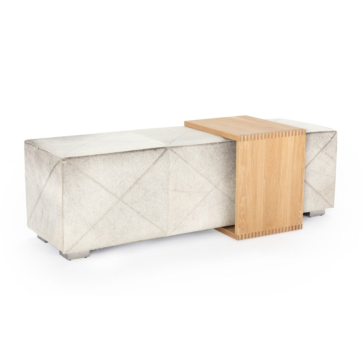 Regina Andrew Brooks Hair on Hide Bench Benches 32-1182