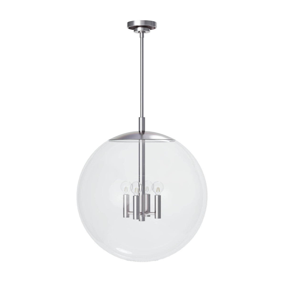 Regina Andrew Cafe Pendant- Nickel Lighting