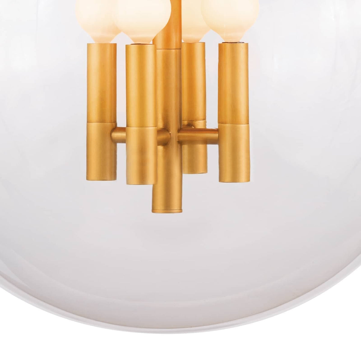 Regina Andrew Cafe Pendant- Polished Brass Lighting