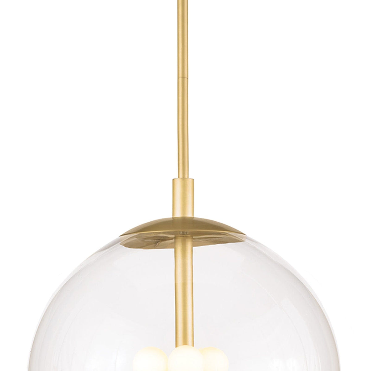 Regina Andrew Cafe Pendant - Polished Brass Pendants