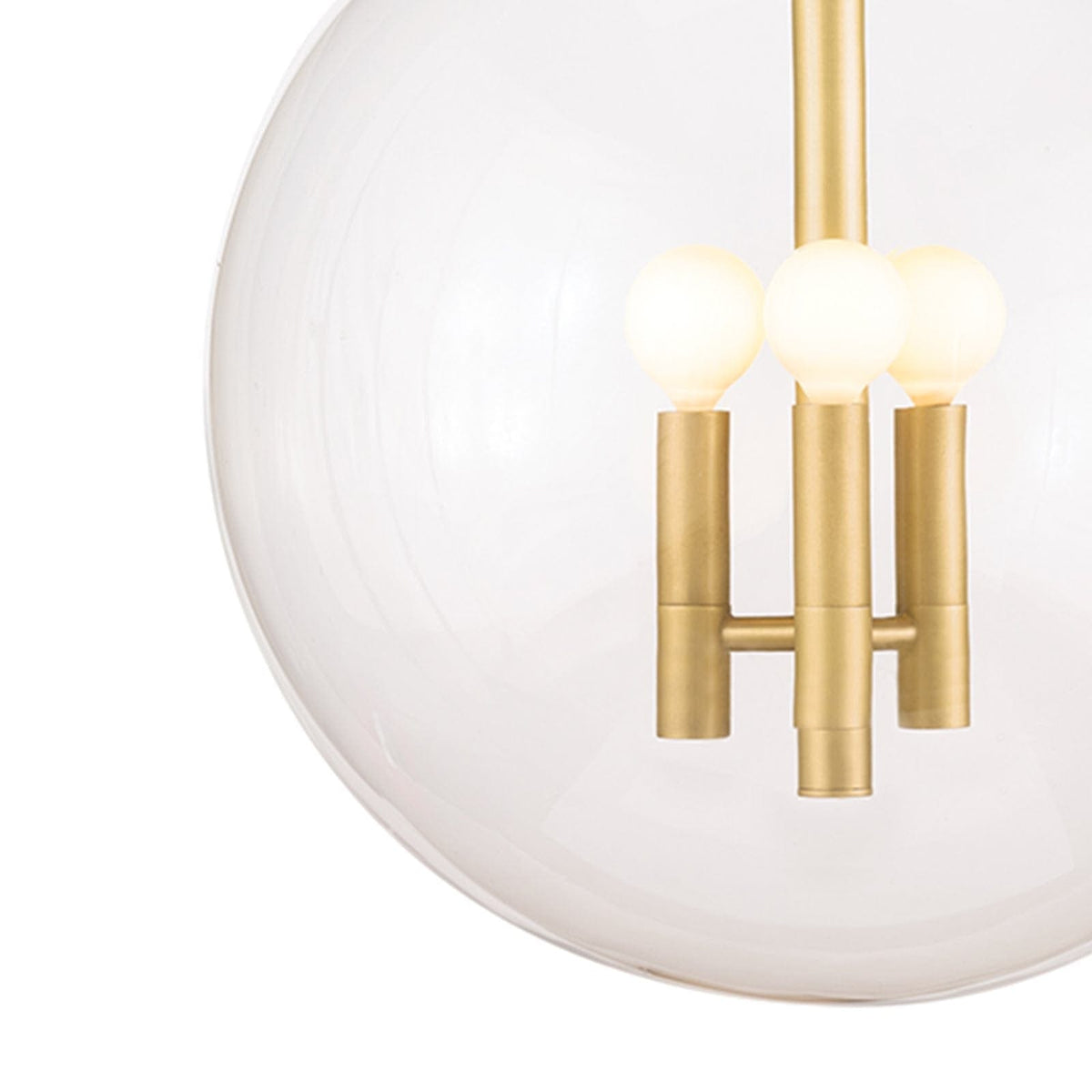 Regina Andrew Cafe Pendant - Polished Brass Pendants