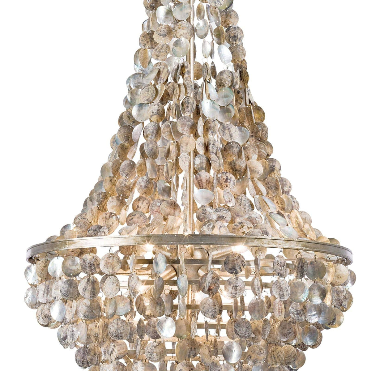 Regina Andrew Capri Abalone Shell Chandelier Lighting 16-1043